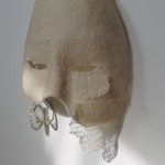 シルクオーガンジーと羊毛のフェルトの仮面　MASK